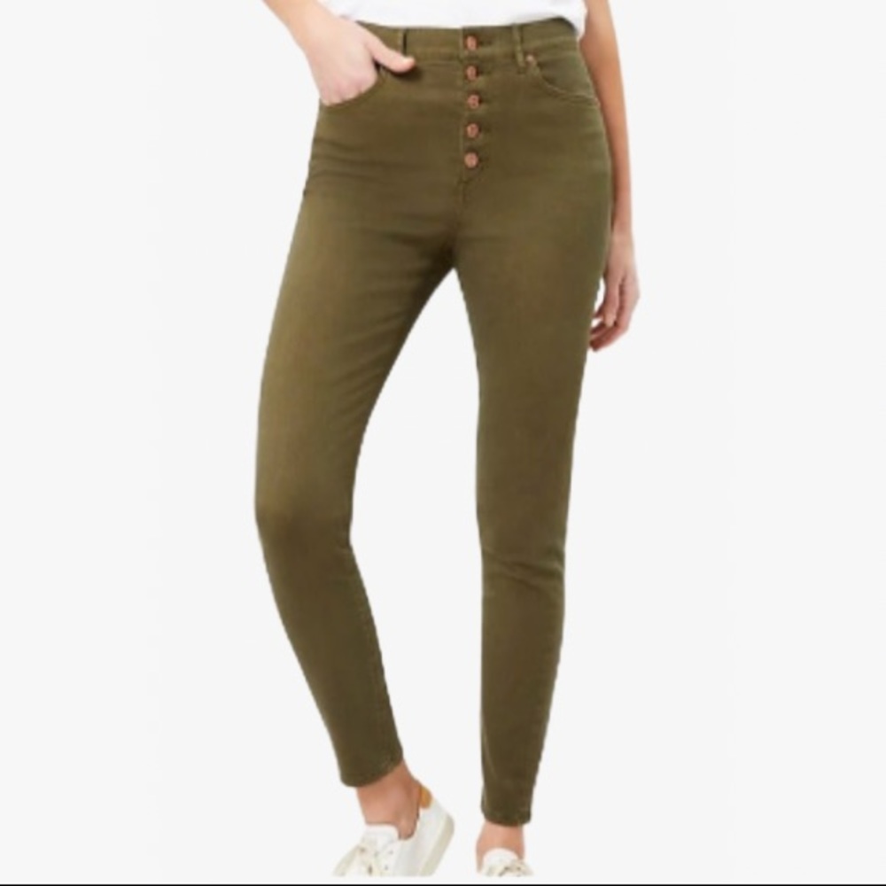 LOFT High-Rise Button Fly Skinny Women’s Jeans - 29 - Picture 16 of 17